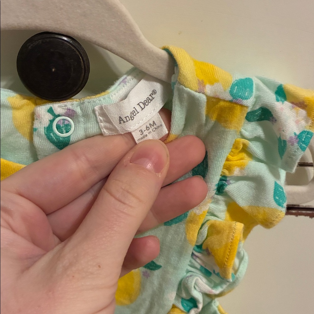 Angel Dear Lemon Baby Romper - Picture 2 of 5